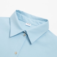 Рубашка женская с объёмными рукавами MINAKU: Casual Collection цвет голубой, р-р 44 Рубашка женская с объёмными рукавами MINAKU: Casual Collection цвет голубой, р-р 44