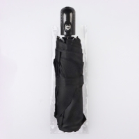 Зонт автоматический «Black», 3 сложения, 8 спиц, R = 48 см, цвет чёрный Зонт автоматический «Black», 3 сложения, 8 спиц, R = 48 см, цвет чёрный