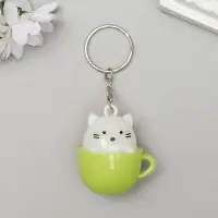 Фонарик свет на кольце "Зверёк в скорлупе" МИКС 3,8х3,3х3 см