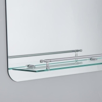 Зеркало в ванную комнату Accoona A628, 60&times;45 см, 1 полка