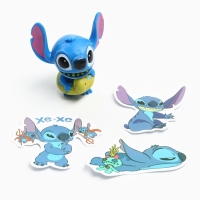 Фигурка-сюрприз «Космический друг Стич», коллекционная, 3 стикера в комплекте Фигурка-сюрприз «Космический друг Стич», коллекционная, 3 стикера в комплекте