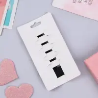 Невидимки для волос QF &laquo;Классическая коллекция&raquo;, набор 15 шт., чёрные