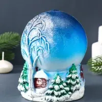 Свеча фигурная "Зимний вечер" 11х11х14 см