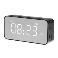 Часы - будильник электронные настольные: колонка, bluetooth, tf-карта, USB