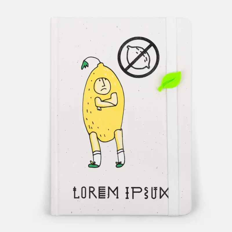 Шильдик на резинку Impreso, 3D-печать на заказ, листик