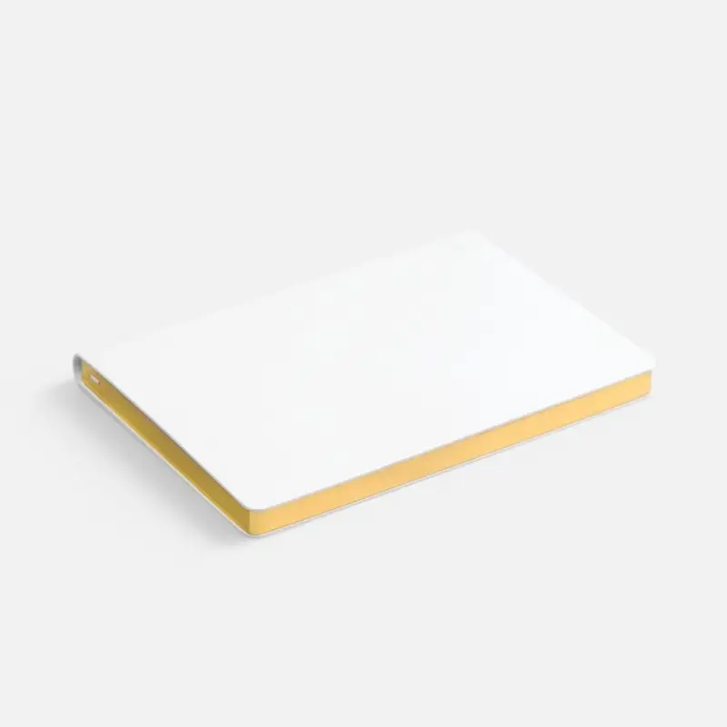 Ежедневник Nebraska Flex, недатированный, белый с золотистым
