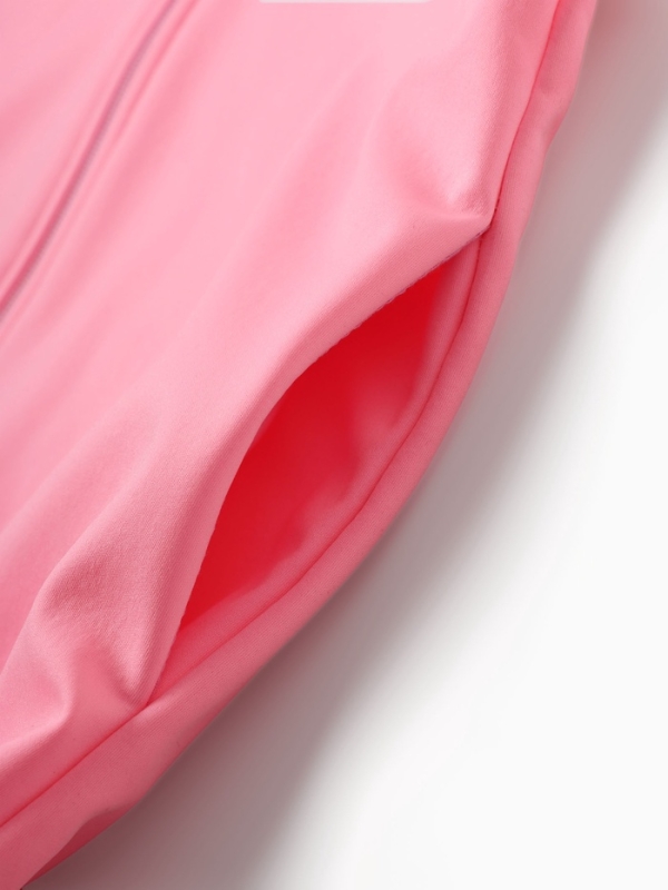 Ветровка с капюшоном для девочки MINAKU: SPACE, цвет розовый, рост 110 см