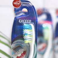 Зубная щётка Rendall Exceed, средней жёсткости, микс, 1 шт. Зубная щётка Rendall Exceed, средней жёсткости, микс, 1 шт.