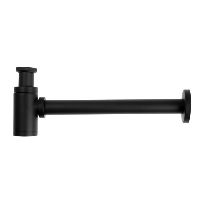 Сифон ZEIN engr, для раковины, бутылочный, цилиндрический, 1 1/4 Сифон ZEIN engr, для раковины, бутылочный, цилиндрический, 1 1/4" х 32 мм, цинк, черный