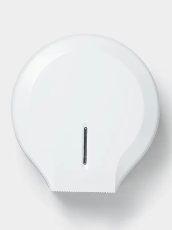 Диспенсер туалетной бумаги, пластик белый, втулка 4 см