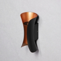 Светильник фасадный &laquo;Элегант&raquo;, FSD-090, 6 Вт, 3000К, IP65, 220 В, металл, черно-золотистый   1008543