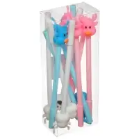 Ручка - прикол гелевая Calligrata &laquo;Олень&raquo;, неавтоматическая, чёрные чернила, 0.38 мм, подарочная, МИКС