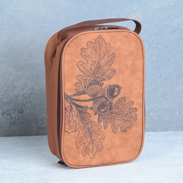 Набор &laquo;Листья&raquo;: термос 500 мл, кружка 2 шт