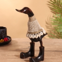 Сувенир "Утка" с декором, 25 см