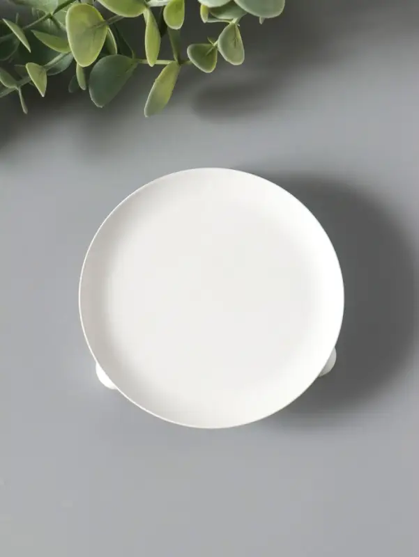 Подсвечник "Чашка на шариках" на 1 свечу, 9 см, белый