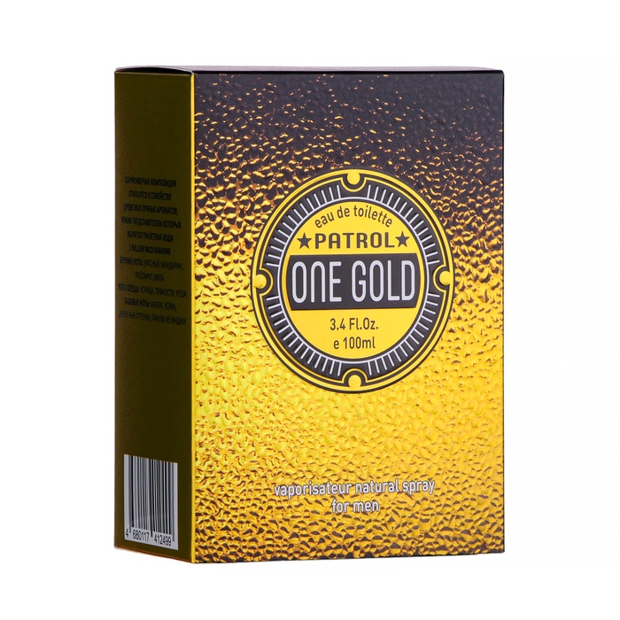 Туалетная вода мужская Patrol One Gold (по мотивам Paco Rabanne 1 Million), 100 мл