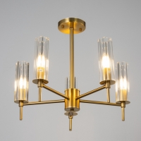 Люстра "Лондон" 5х40Вт Е27 бронза 51х51х41см
