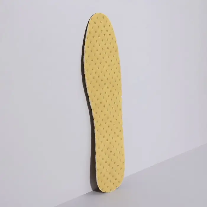 Стельки для обуви, универсальные, р-р RU до 45 (р-р Пр-ля до 44), 28.5 см, пара, жёлтые