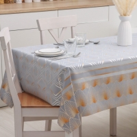 Клеёнка на стол &laquo;Роскошь&raquo;, на тканевой основе, рулон 20 метров, ширина 137 см