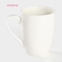 Кружка фарфоровая Доляна &laquo;Пантера&raquo;, 350 мл