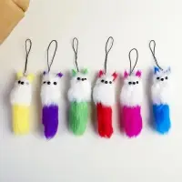 Пушистик на подвеске "Котик" МИКС