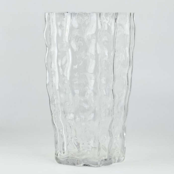 Ваза для цветов &laquo;Марбл&raquo; из прозрачного стекла 23&times;15&times;9 см