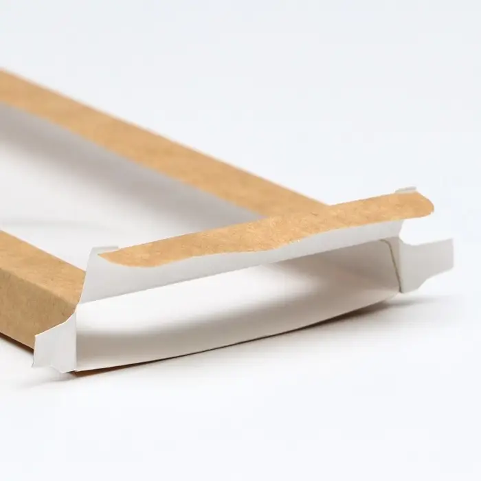 Коробка под плитку шоколада, крафт, с окном 17.1&times;8&times;1.4 см