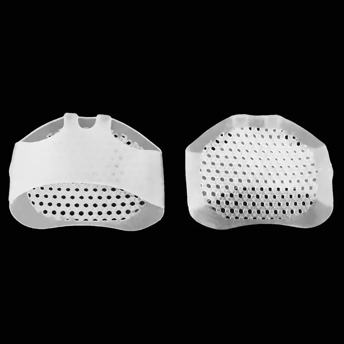 Полустельки для обуви, на манжете, дышащие, силиконовые, 5.5&times;7 см, пара, белые