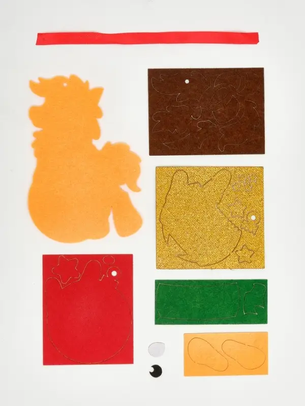 Набор для творчества подвеска из фетра &laquo;Лошадка с шариком&raquo;