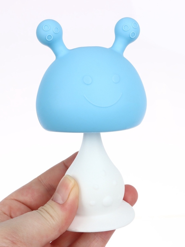 Набор прорезывателей силиконовых &laquo;Мой Зайка&raquo;, с погремушкой, 3 шт., на присоске, в кейсе, Крошка Я