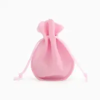 Мешочек бархатный, 7&times;9, розовый
