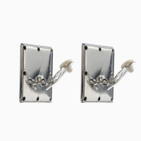 Клипсы &laquo;Тренд&raquo; квадрат, цвет серебро