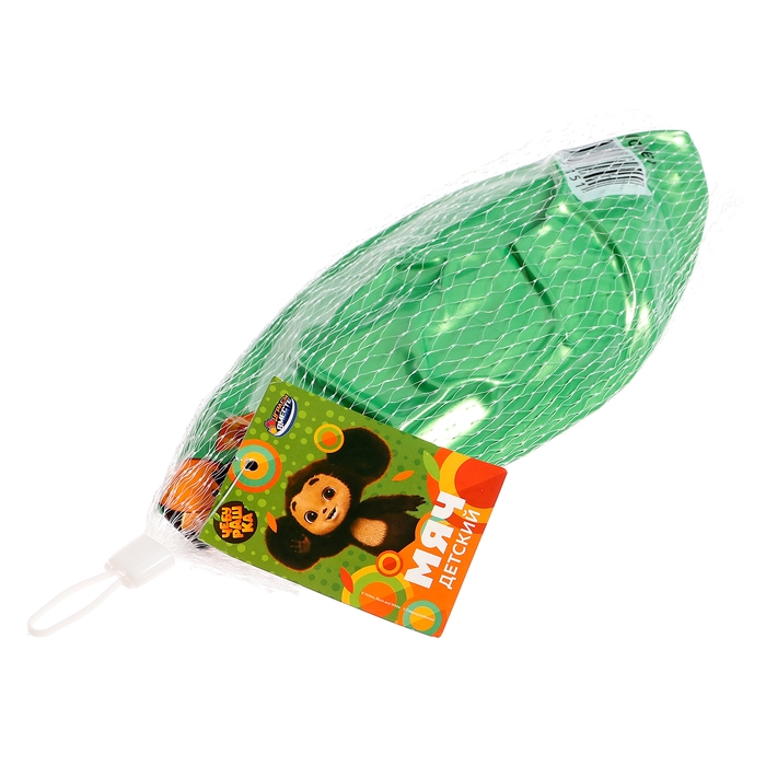 Мяч детский «Чебурашка», с наклейкой, d=23 см, полноцветный Мяч детский «Чебурашка», с наклейкой, d=23 см, полноцветный