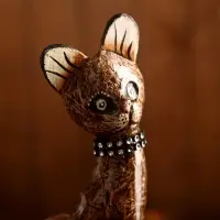 Сувенир дерево (набор 3 шт) "Кошки" 30,25,20 см