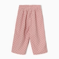 Брюки детские Крошка Я &laquo;Горошек&raquo;, рост 80-86 см, розовые