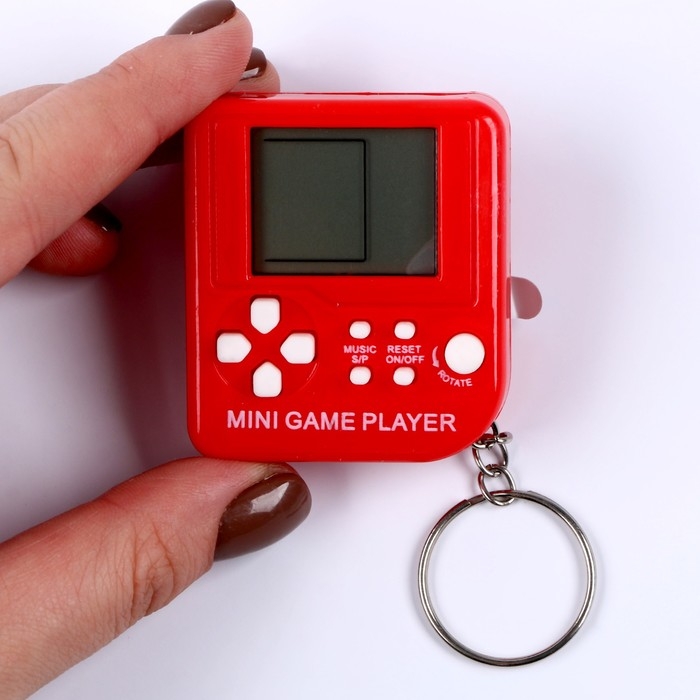 Электронная игра на брелоке, цвета МИКС