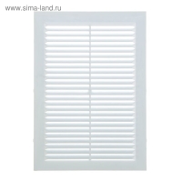 Решетка вентиляционная TDM SQ1807-0089, 170 х 240 мм, неразъемная, с москитной сеткой, белая