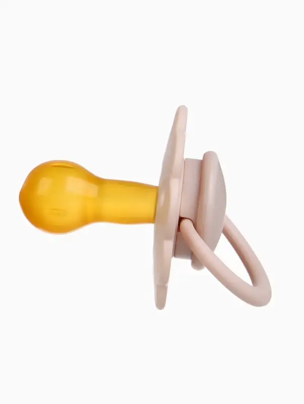 Набор классических пустышек, 2 шт., латекс, нюд/персиковый, в контейнере, от 6 мес., M&B