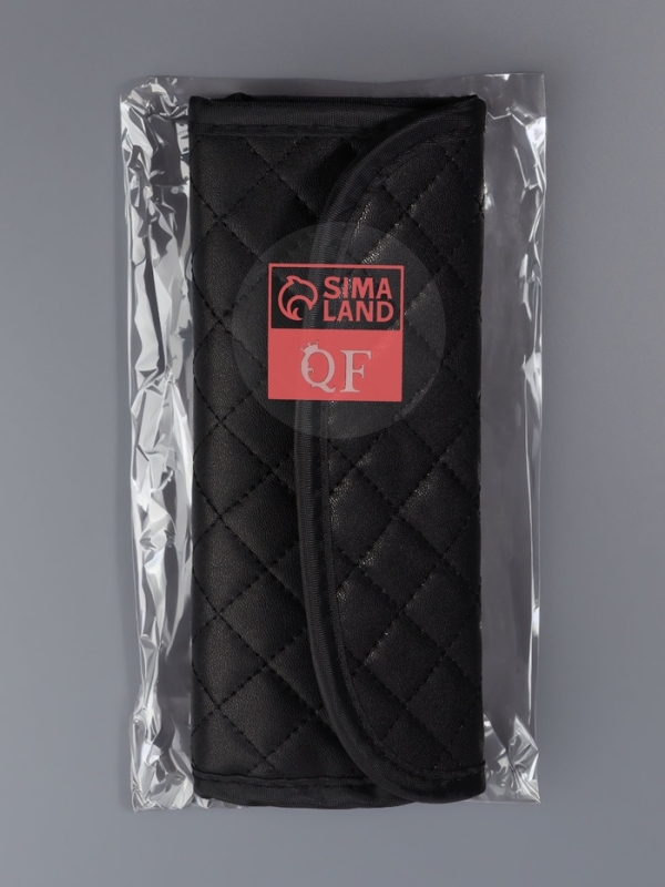 Набор кистей для макияжа, 7 предметов, чехол на кнопке, цвет чёрный