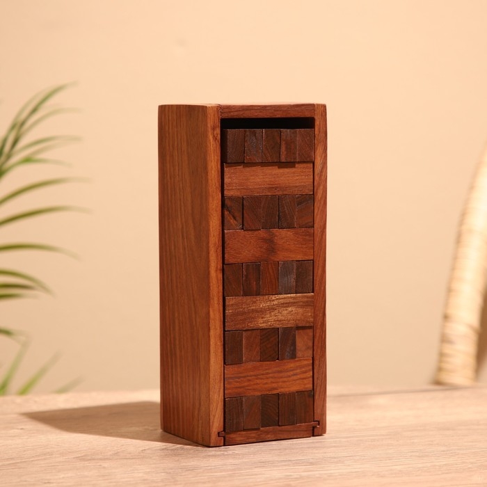 Игра настольная Игра настольная "Падающая Башня" 21х8,5х6,5 см, дерево шишам