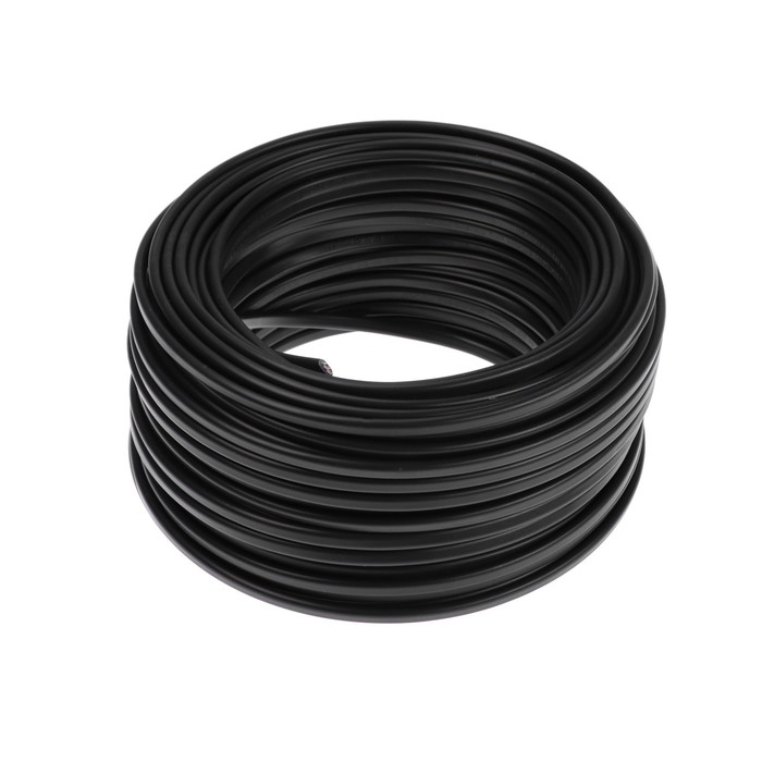 Кабель Кабель "ULC" ВВГ-Пнг(A), сечение 2х1.5 мм2, 50 м, ГОСТ, чёрный