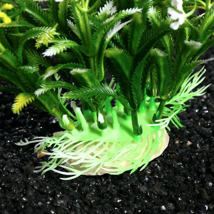 Растение искусственное аквариумное, 12 см