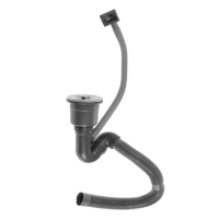 Кухонная мойка ZEIN M03, S=3.0 и 0.7мм, смеситель, корзины, разделочная доска, сифон, графит