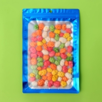 Пакет Зип-лок с окном, с еврослотом, синий, 15.5 х 23.5 см набор 20шт  10460426