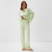 Пижама женская (рубашка и брюки) KAFTAN Lime series р. 52-54