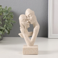 Сувенир полистоун бюст "Влюблённые" белый в крапинку 7,5х5х14,5 см Сувенир полистоун бюст "Влюблённые" белый в крапинку 7,5х5х14,5 см