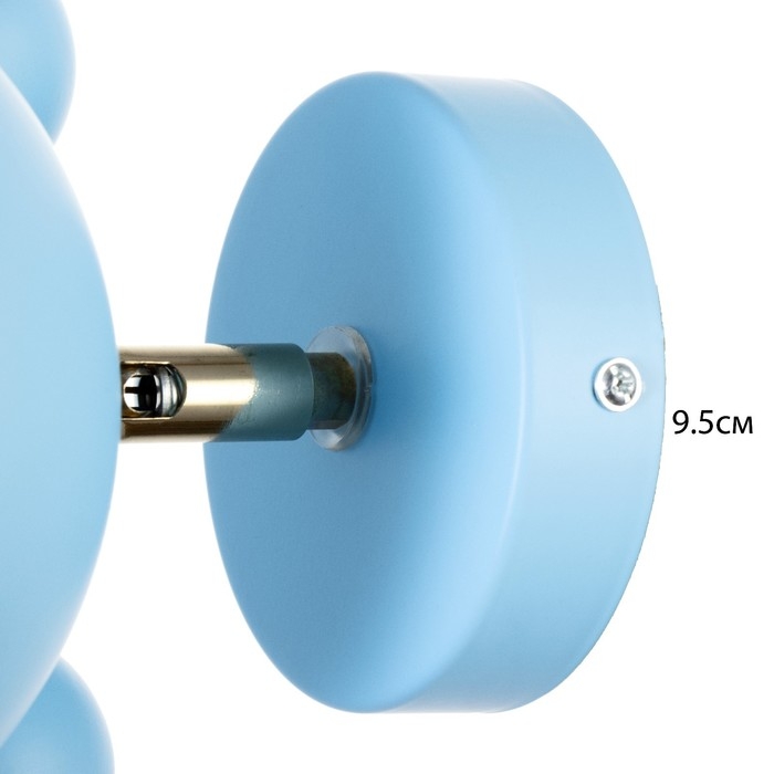 Бра "Барни" Е27 40Вт голубой 20х20х20см