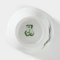 Подставка для яйца, рюмка Добрушский завод &laquo;Гуси&raquo;, 50 мл, фарфор, белая