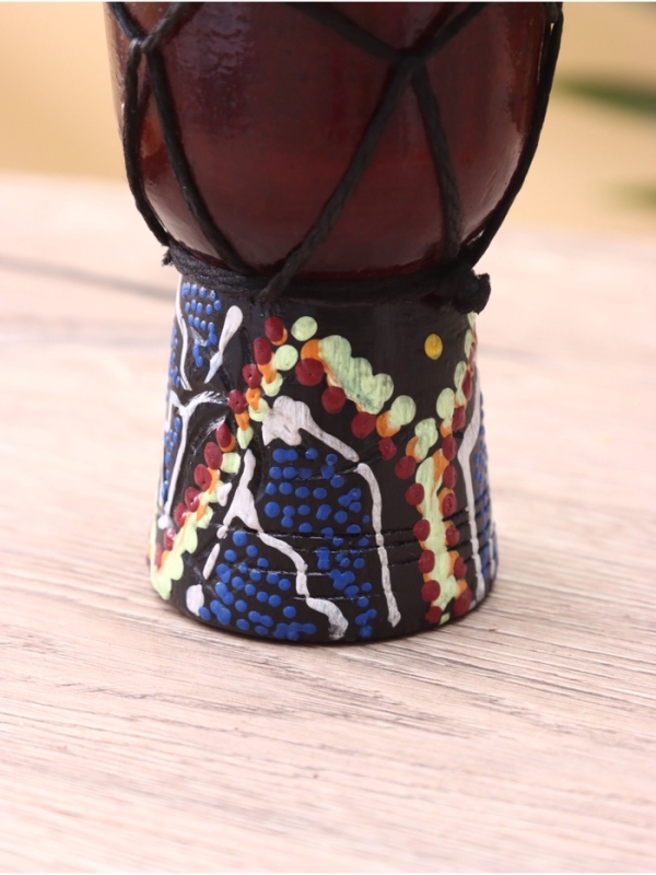 Сувенирный музыкальный инструмент "Барабан Джембе" махагон, 8х8х12 см