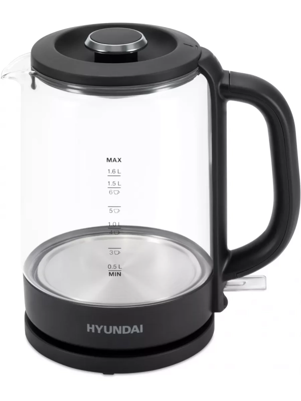 Чайник HYK-G3402 1.7л. 2200Вт серый